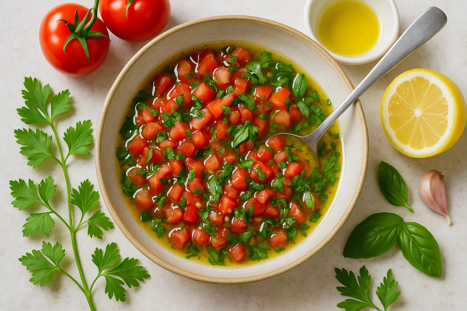 Easy Sauce Vierge Recipe: Fresh, Flavorful, and Ready in 15 Minutes 4 sauce vierge