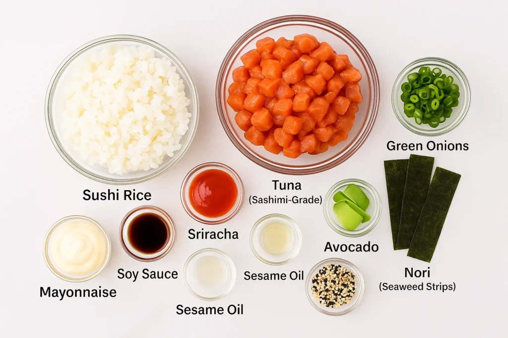 crispy rice tuna