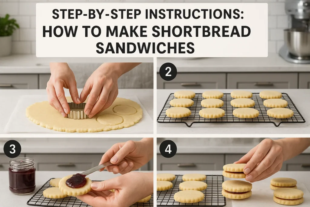 shortbread sandwiches
