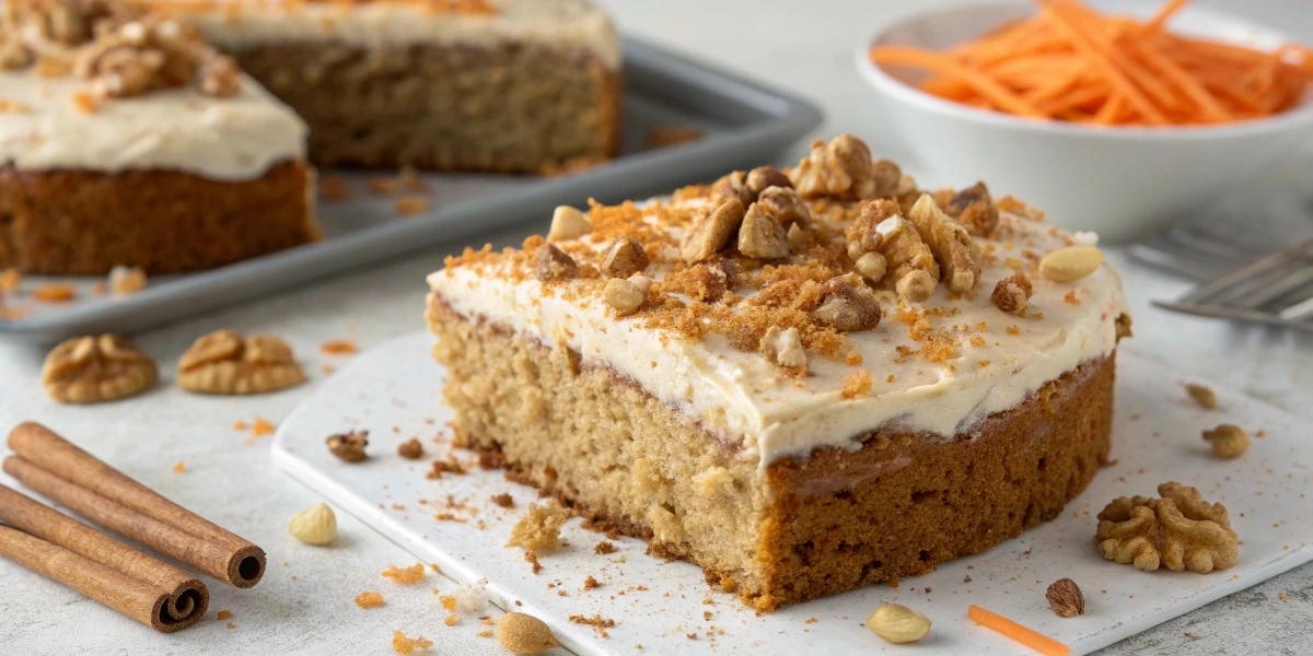 Gluten-free carrot cake with almond flour