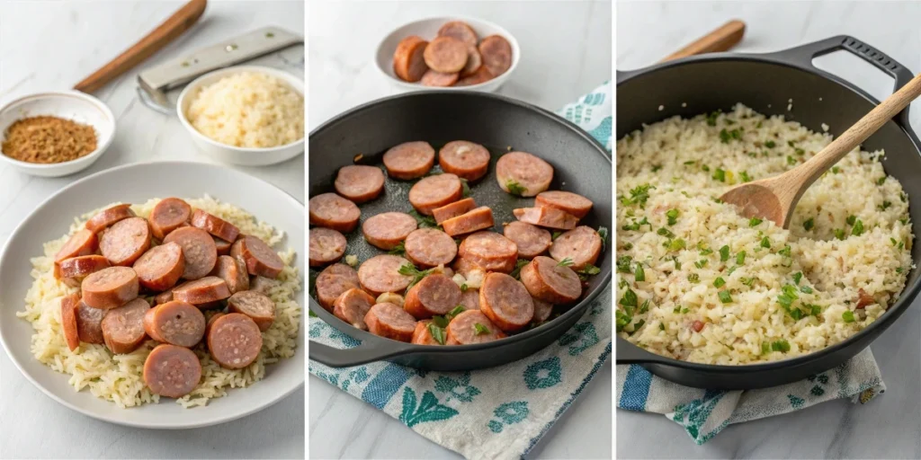 Kielbasa and Rice