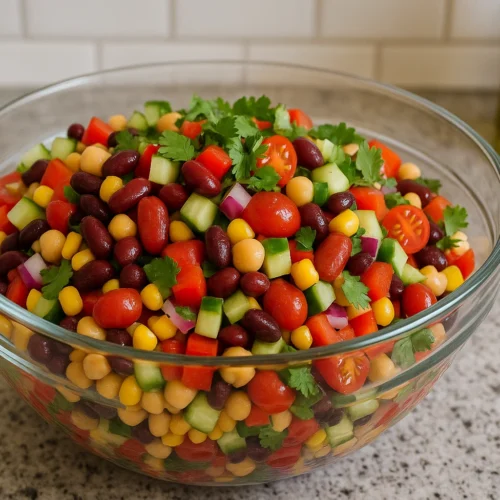 dense bean salad recipe