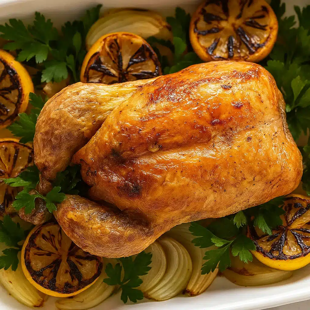 Engagement roast chicken recipe Ina Garten