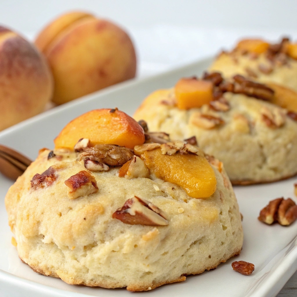 Peach Pecan Scones
